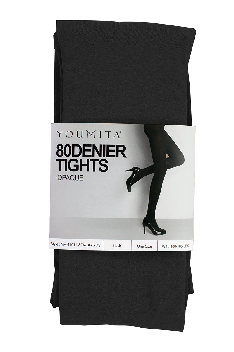 11011 Non-Run Opaque Tights 80 Denier
