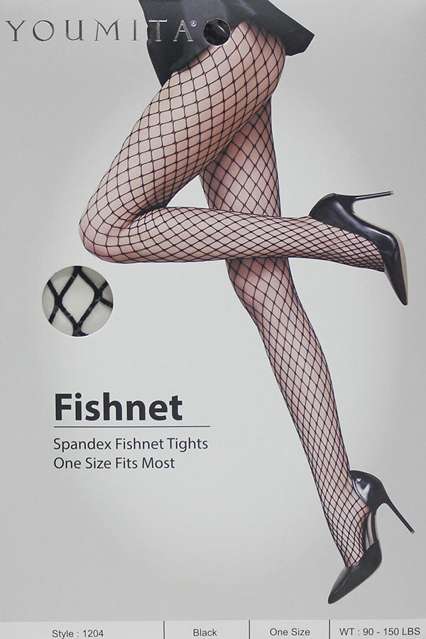 1204 6 Pieces Comfortable Fit, Supportive Design Fishnet Tights