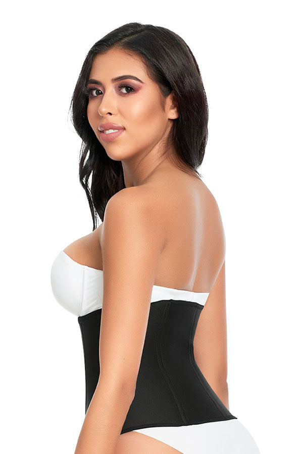 2023 1 Piece Ann Michell Waist Cincher – Deluxe Latex Long Torso Waist Trainer for Posture & Fat Burning