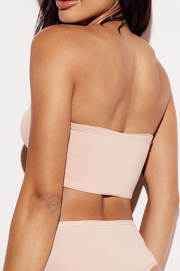 32298 Strapless Bandeau Bralette – Wireless Stretch Microfiber Tube Bra