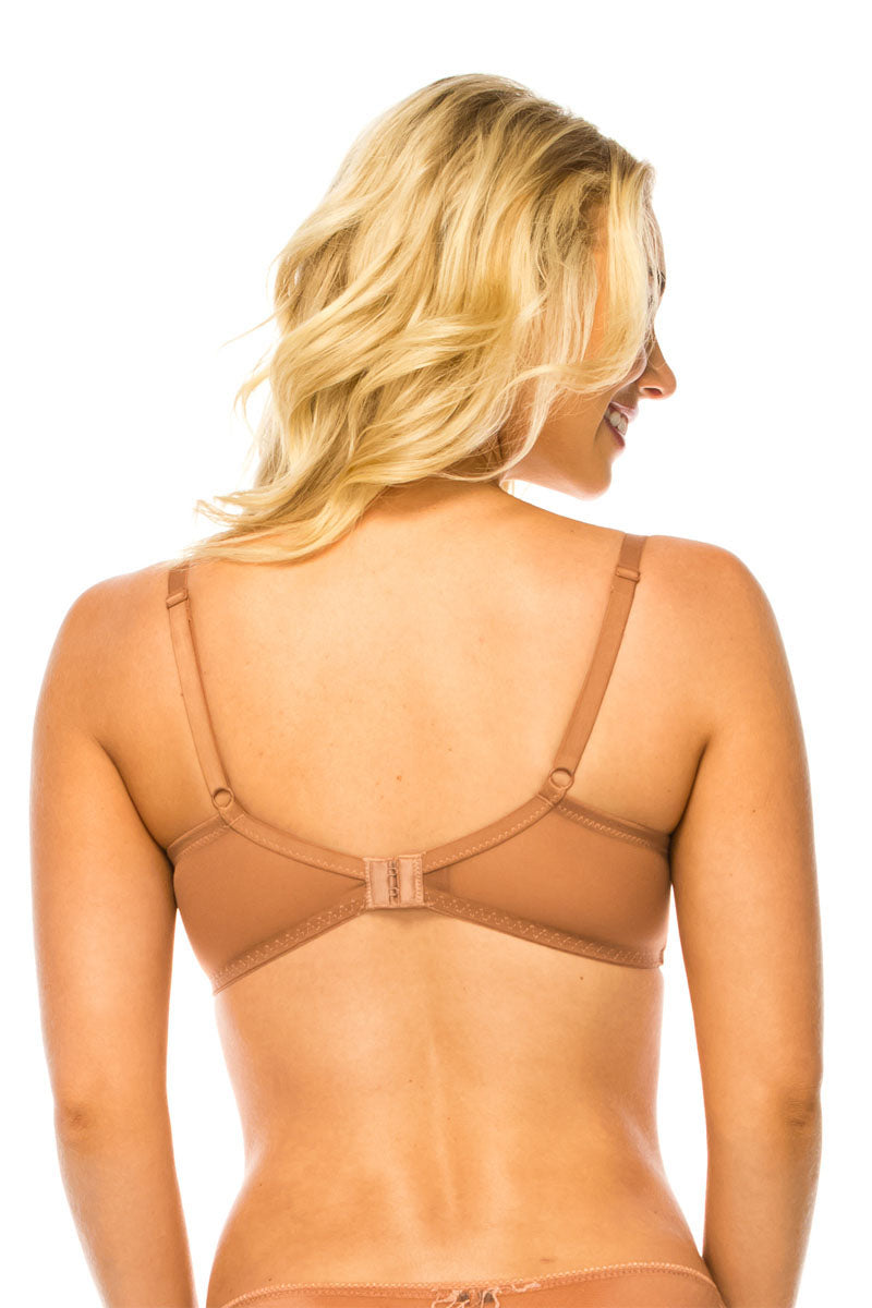 32560 12 Piece Adjustable, Underwire Floral Lace Push Up Bra B/C Cup