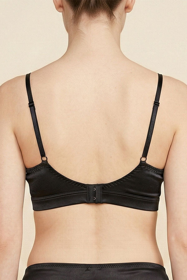 32576 Wholesale Satin Wireless Bralette w/ Pads – 6pc Prepack (S-XL)