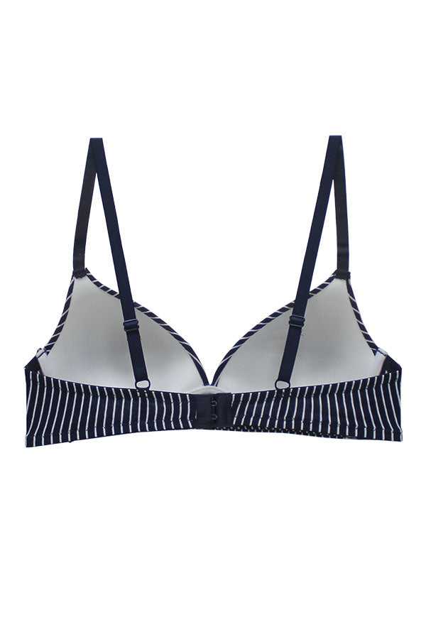 32582 12 Pieces Adjustable Straps, No Push-Up Wire-Free Cotton Bra – A Cup