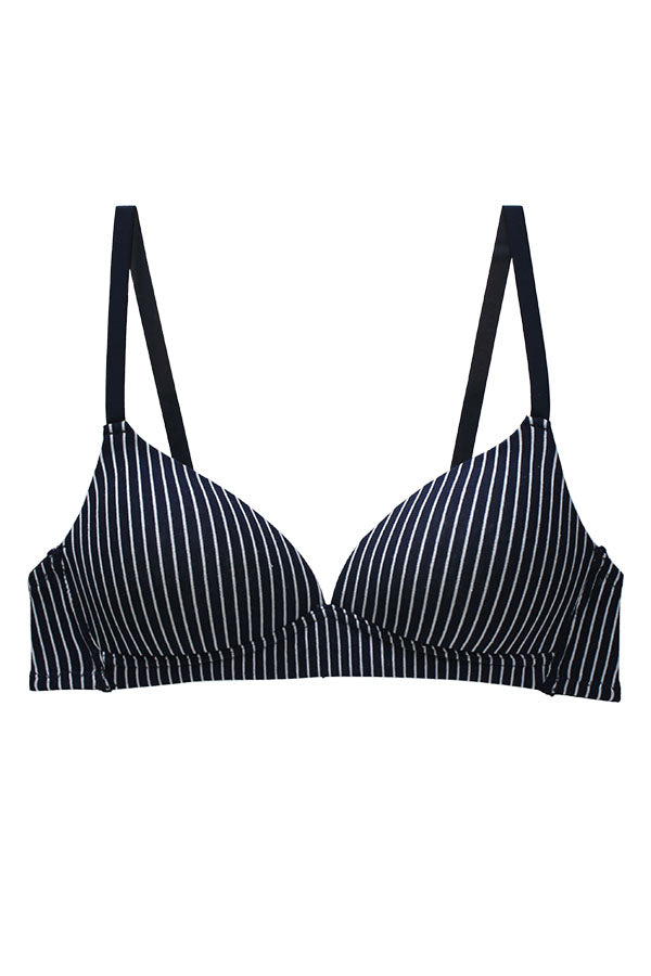 32582 12 Pieces Adjustable Straps, No Push-Up Wire-Free Cotton Bra – A Cup