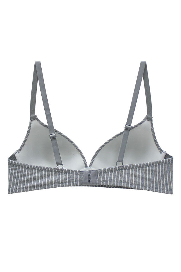 32582 12 Pieces Adjustable Straps, No Push-Up Wire-Free Cotton Bra – A Cup