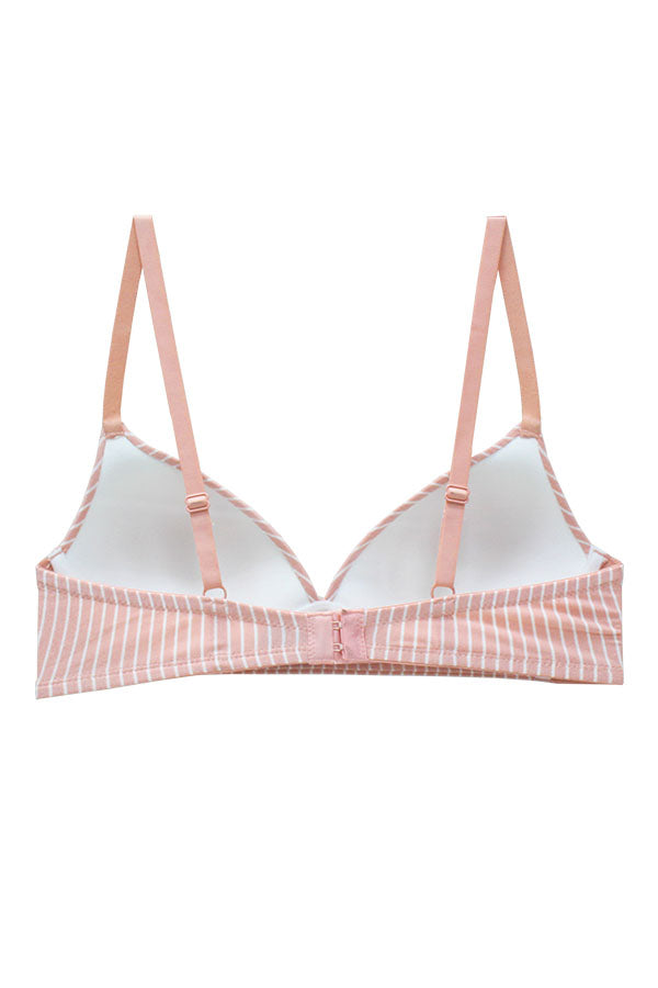 32582 12 Pieces Adjustable Straps, No Push-Up Wire-Free Cotton Bra – A Cup