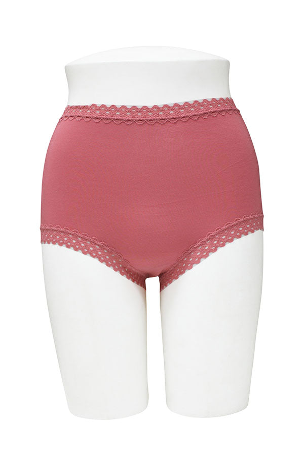 33023 12 Pieces Lace Trim Ultra-Soft & Comfortable, Rayon Blend Brief C02