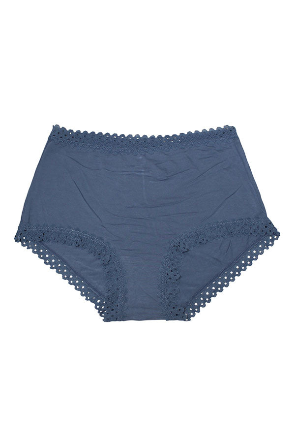 33023 12 Pieces Lace Trim Ultra-Soft & Comfortable, Rayon Blend Brief C02