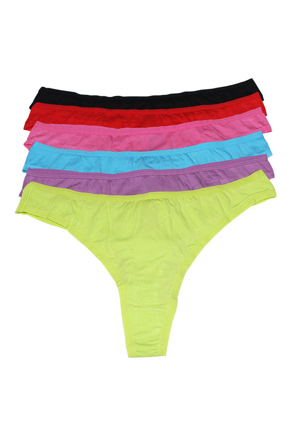 33033 Wholesale Soft Women's Thong-12pcs prepack C01