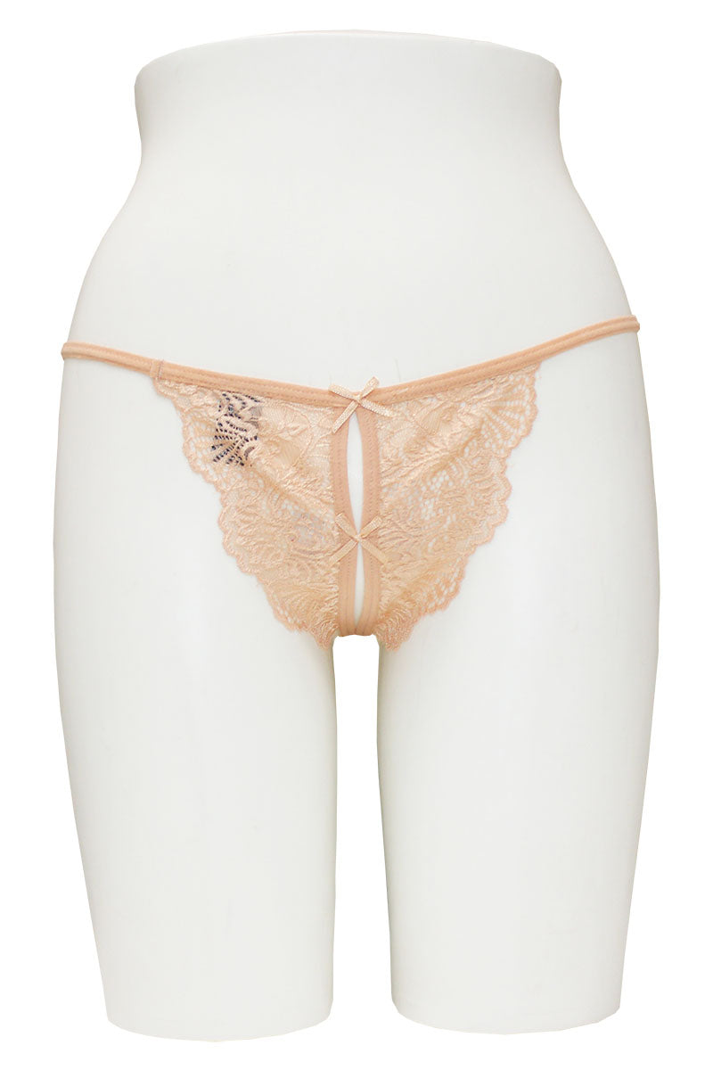 33355 12 Piece Sexy and Elegant Lace G-String Thong with Double Bow Detail