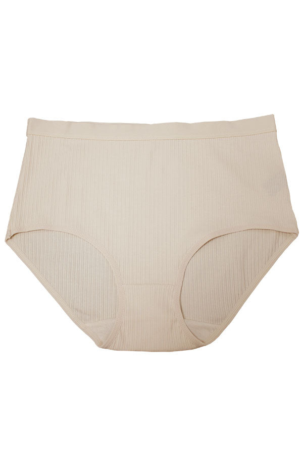 33539 12 Pieces High Coverage, Soft Cotton-Spandex Blend, Elastic Waist Cotton Brief