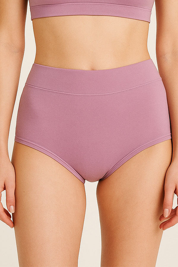 33567 Women’s High Waist Full Coverage Brief Panty-12pcs-Wholesale