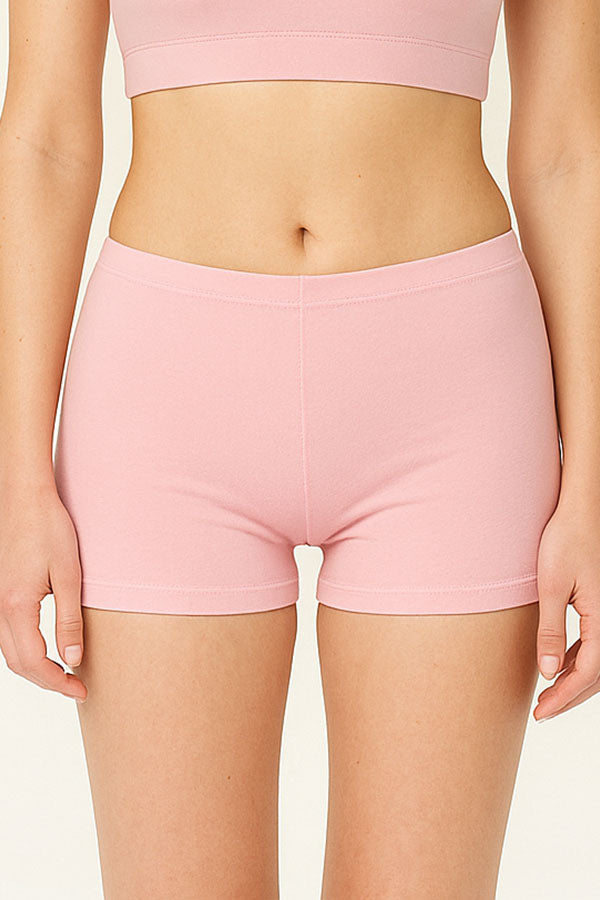 33573 6 Pieces Cotton Stretch Blend, Everyday Comfort Junior shorts
