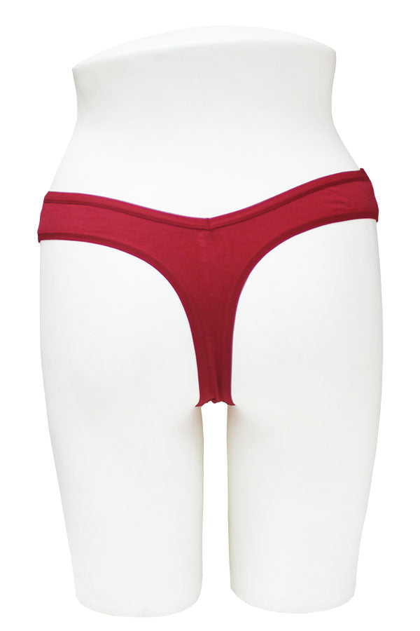 33575 12 Pieces Soft & Stretchy Thong with Elastic Band Modal Thong