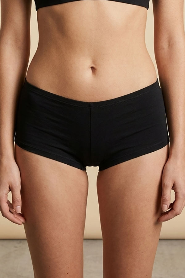 33581 Women’s Cotton Blend Boyshort Panty - 12 Pcs Pack