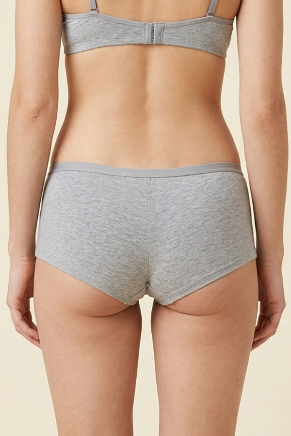 33581 Women’s Cotton Blend Boyshort Panty - 12 Pcs Pack