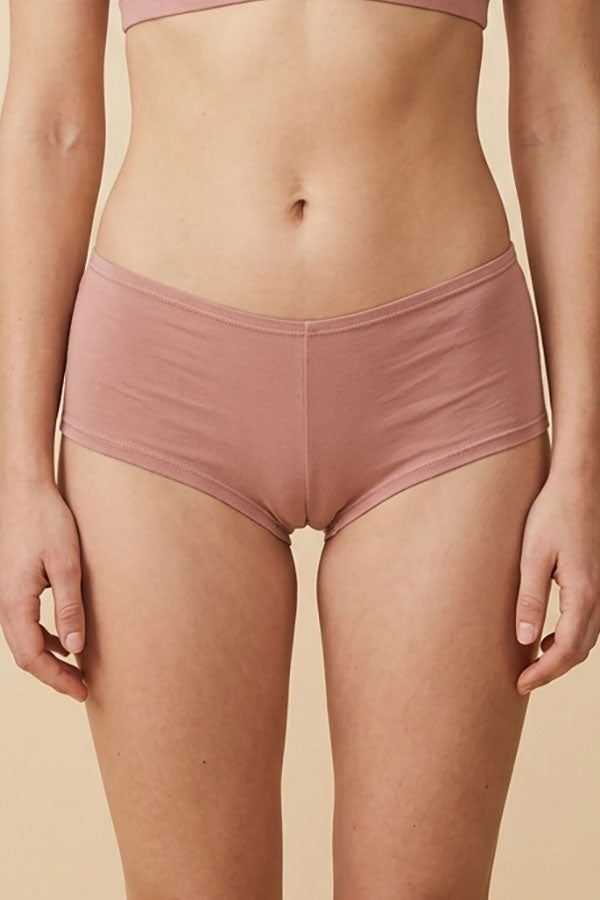 33581 Women’s Cotton Blend Boyshort Panty - 12 Pcs Pack