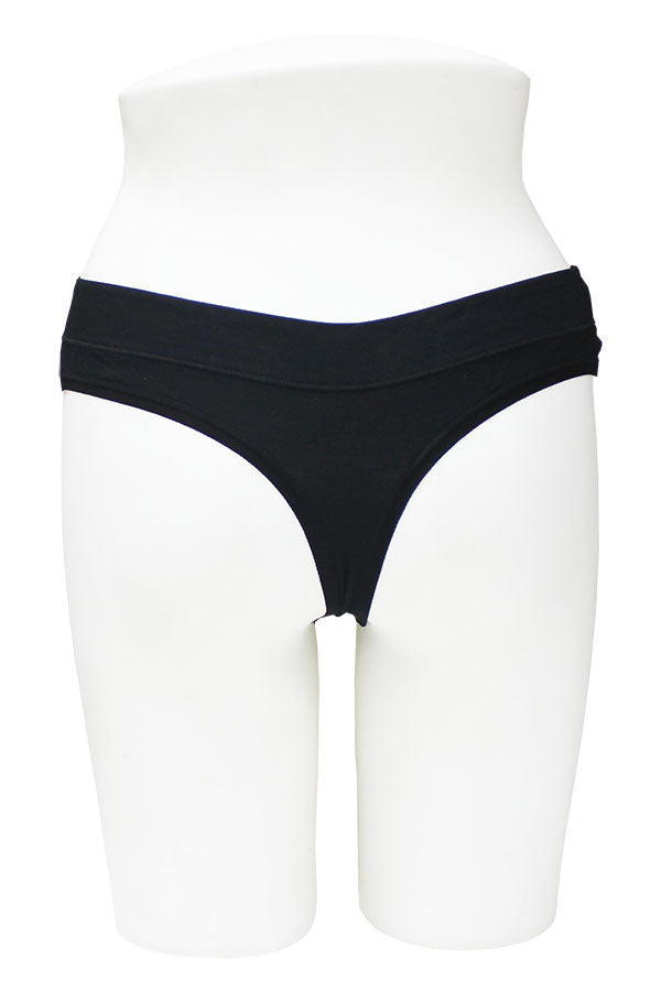 33583 12 Pieces Soft & Stretchy Thong with Elastic Band Modal Thong