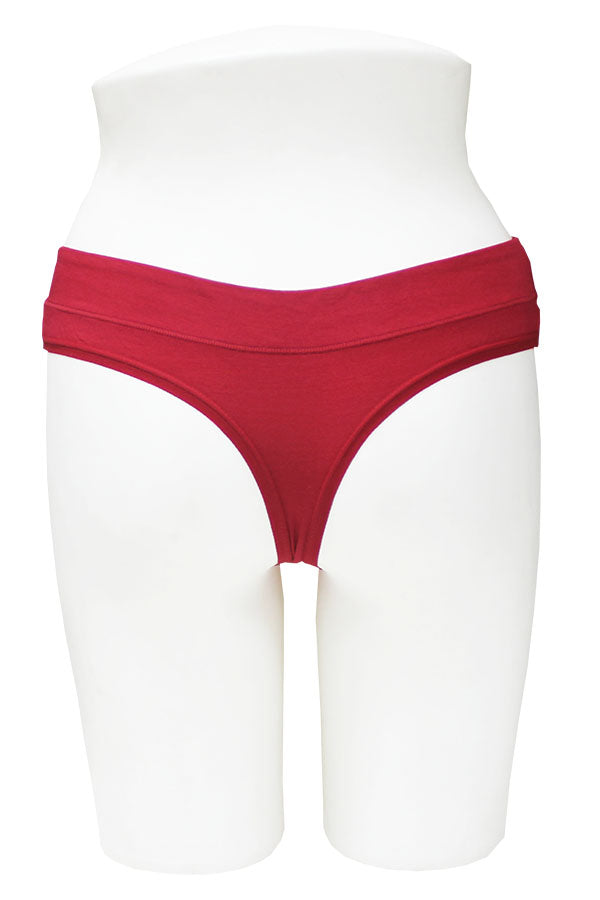 33583 12 Pieces Soft & Stretchy Thong with Elastic Band Modal Thong