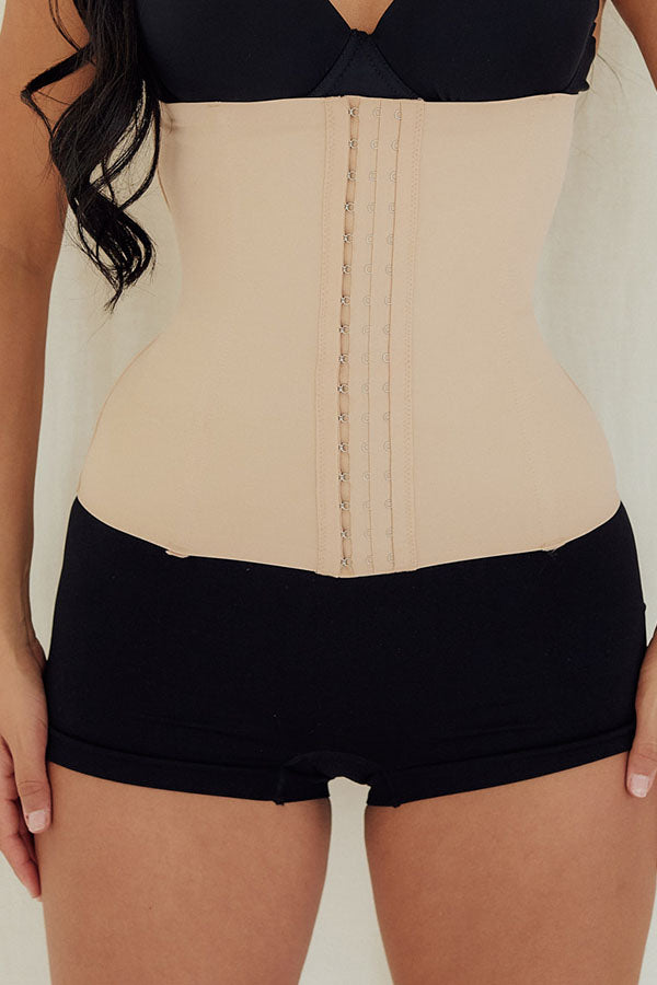 50253 6 Piece Tummy, Hip & Rear Shaping Laser Cut Microfiber Corset