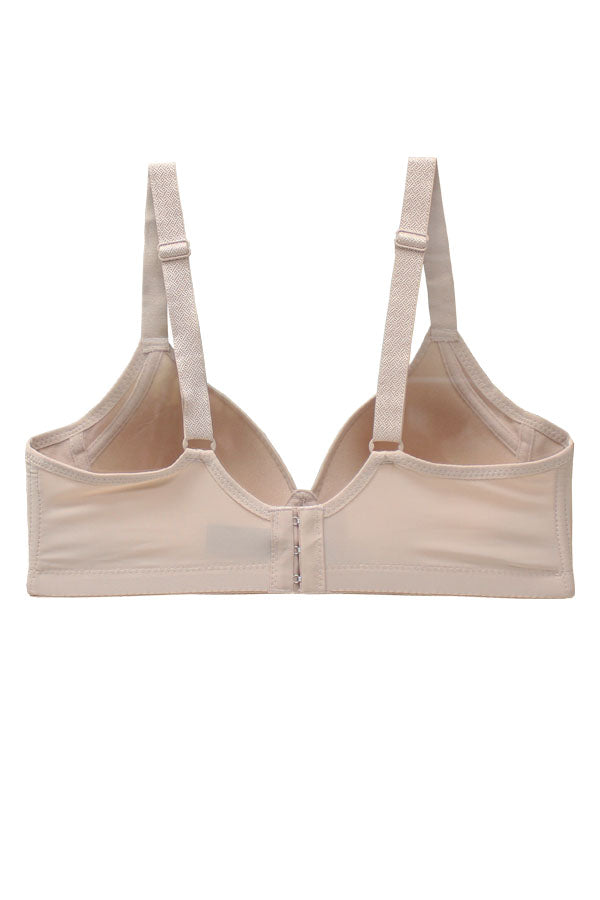 50295 6 Piece Comfortable Non-Underwire Bra for B, C, D Cups No Wireless Bra with Scrunch C03