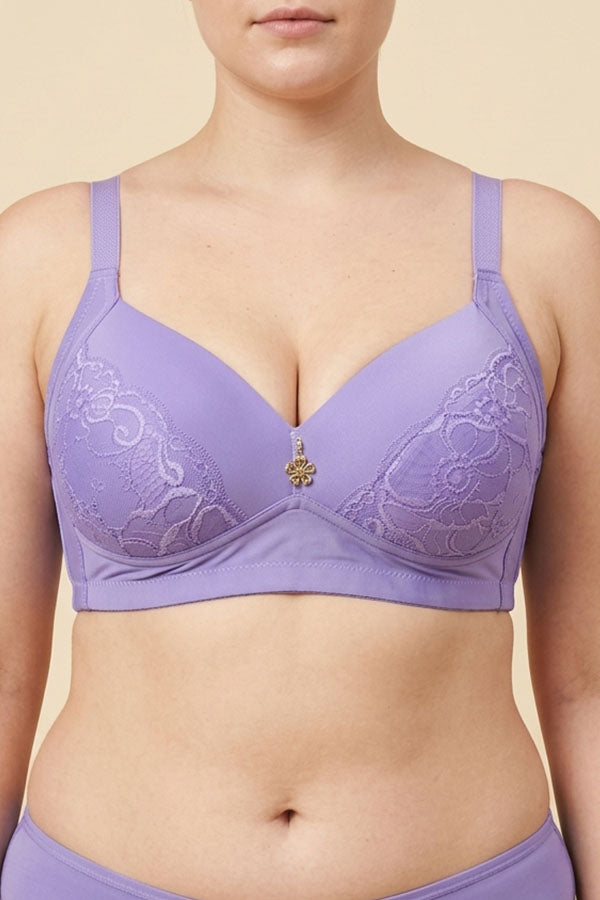 50303 6-Pack Comfortable & Supportive, 3-Hook Back Closure Wireless Bra B C D Cup