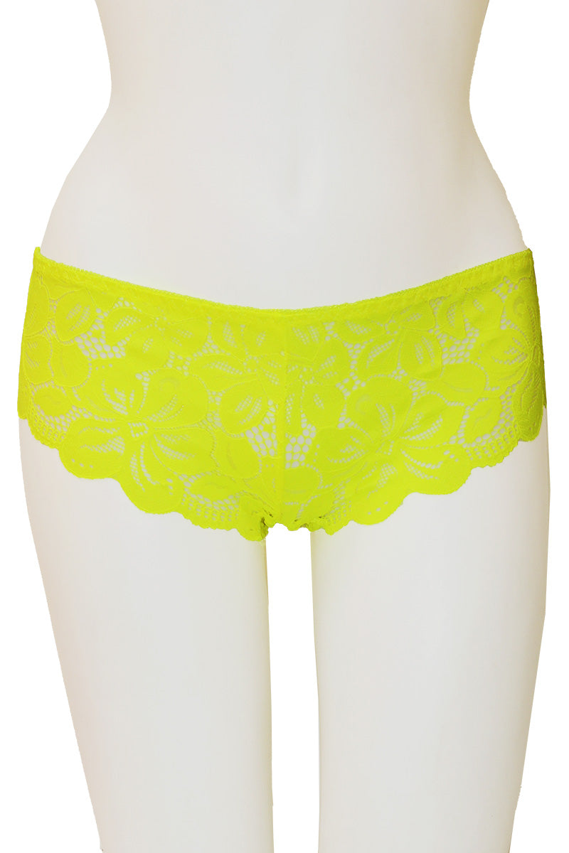 50305 12 Piece Elastic Waistband | 80% Nylon/20% Spandex Floral Lace Hipster Panty