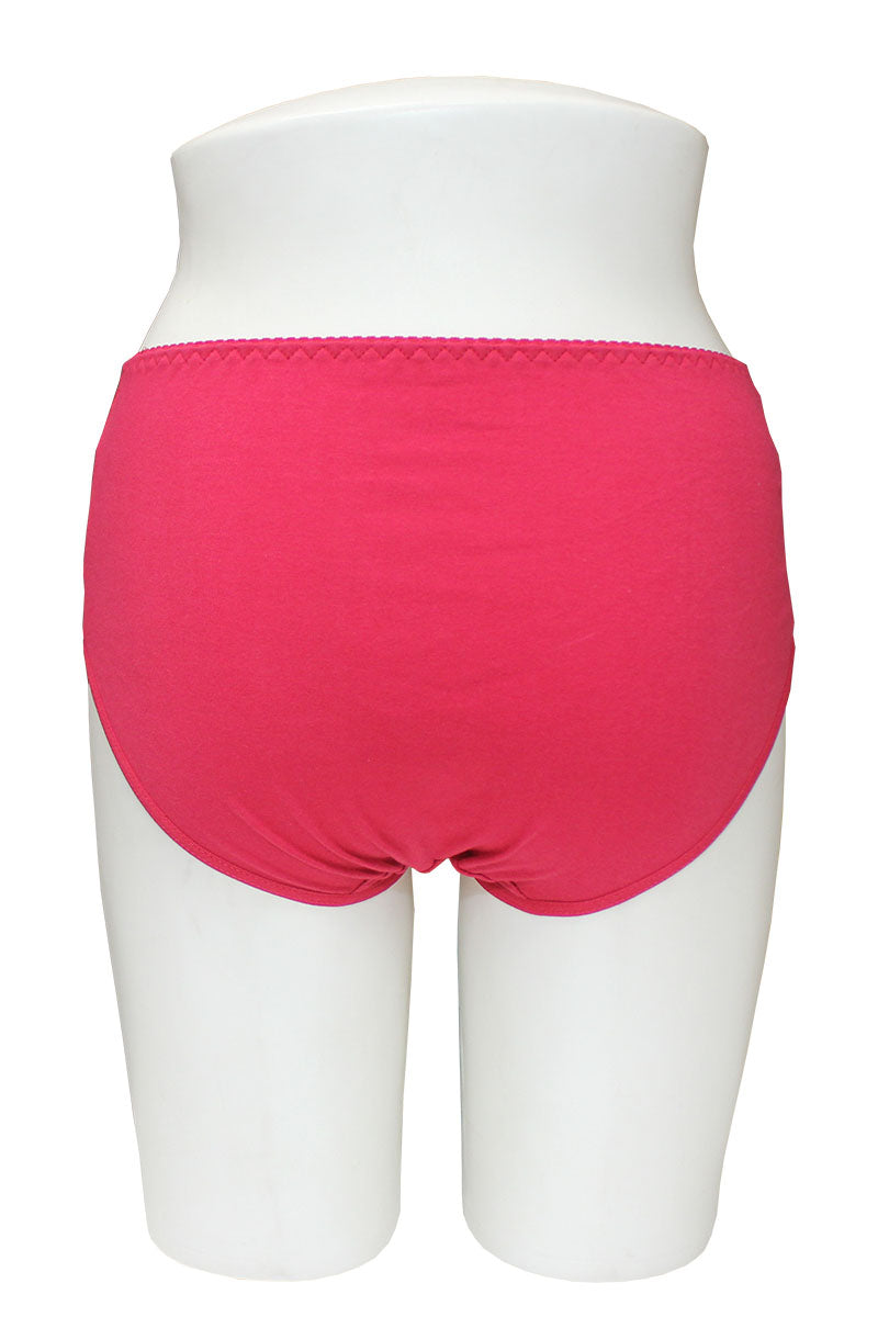 534 12 Piece Soft Cotton Panty – Elastic Band, Queen Size