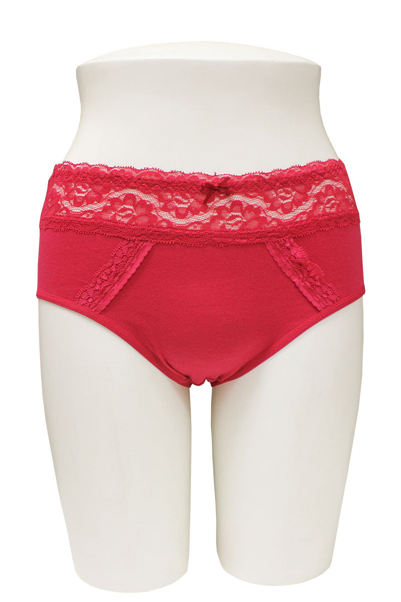 534 12 Piece Soft Cotton Panty – Elastic Band, Queen Size