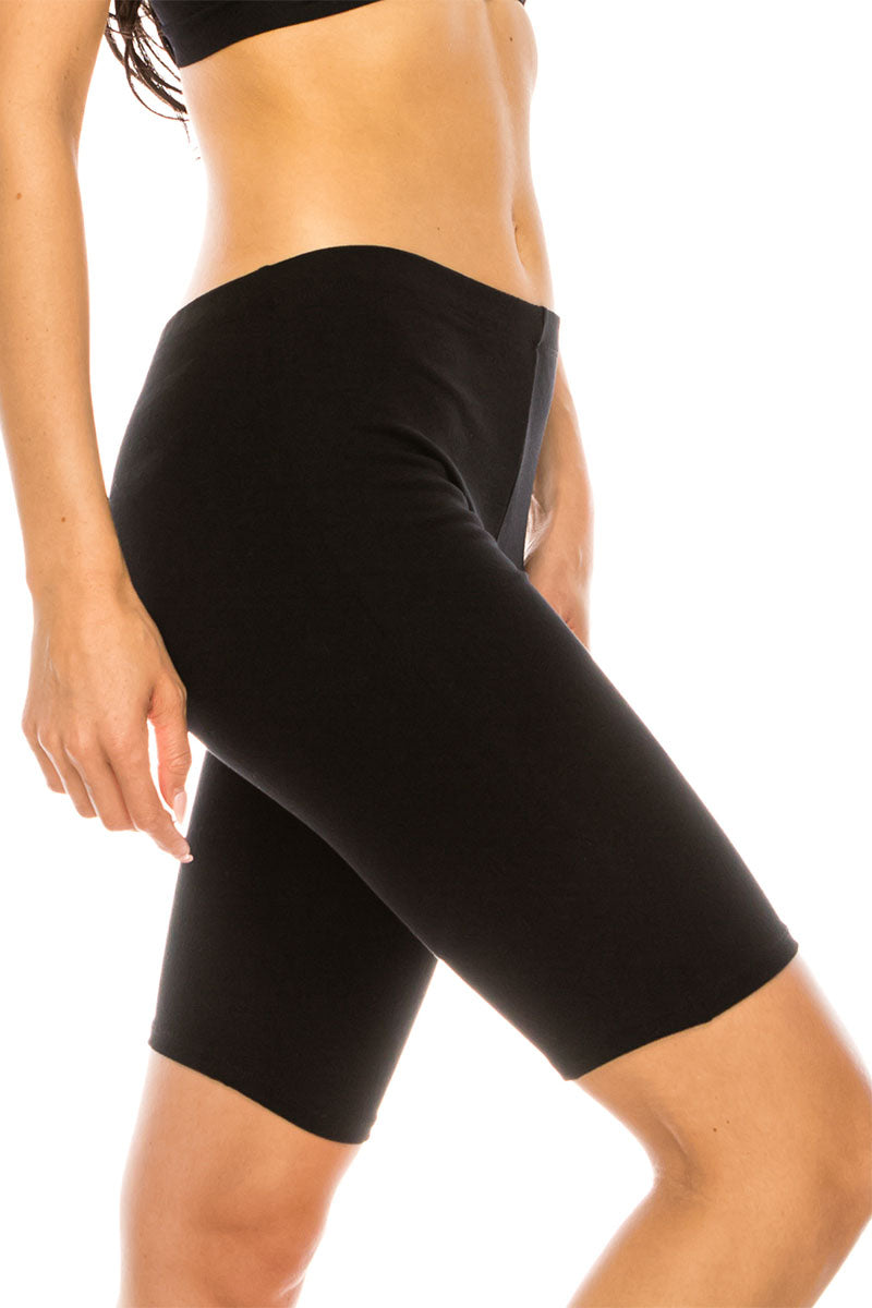 70105 Cotton Biker Shorts