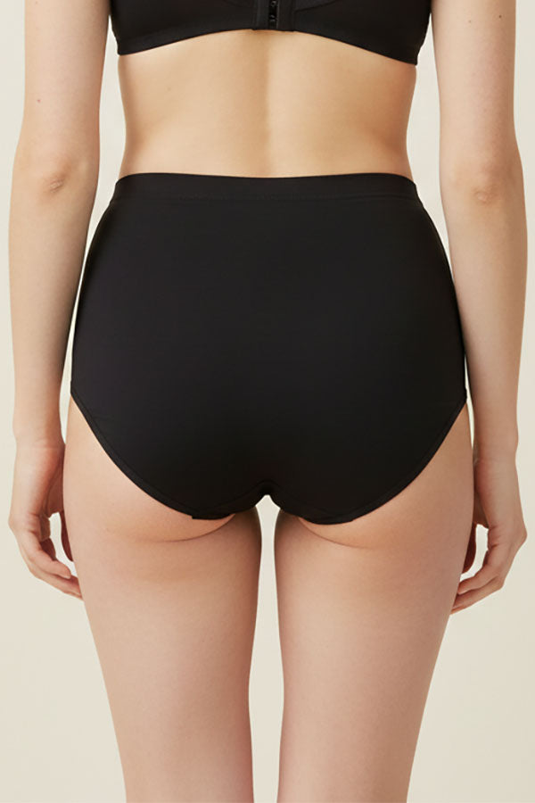 70108 12 Pieces Comfortable Cotton Underwear with Front Center Pocket & Full Seat Coverage Solid Full Brief C01