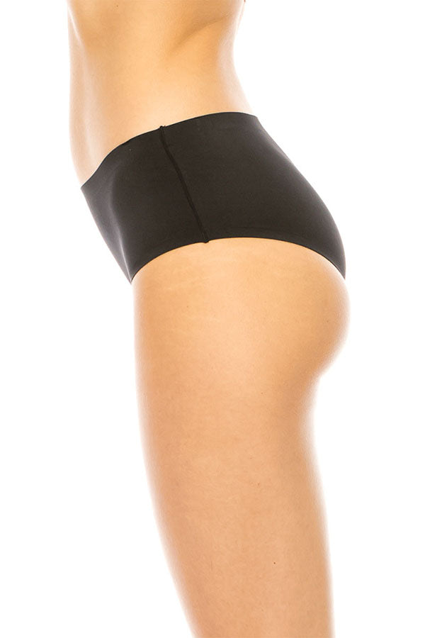 7094 6 Piece Comfortable & Invisible Fit Seamless No Line Laser Cut Hipster Panty