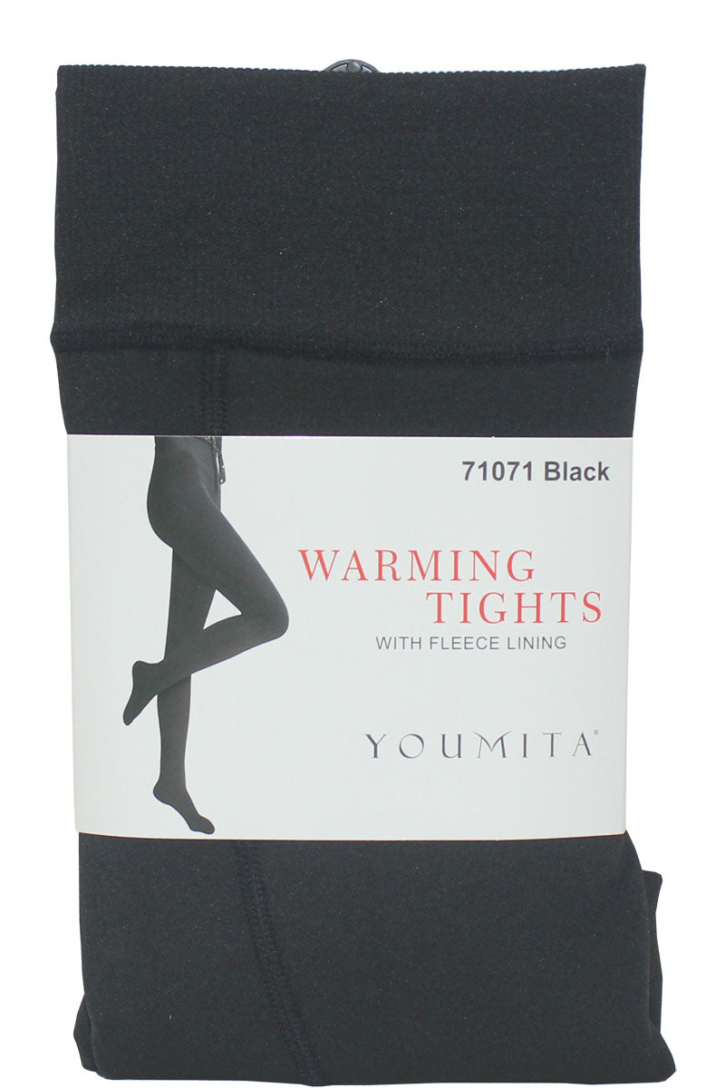 71071 6-Pack Warming Tights with Fleece Lining – Thermal Footed Leggings