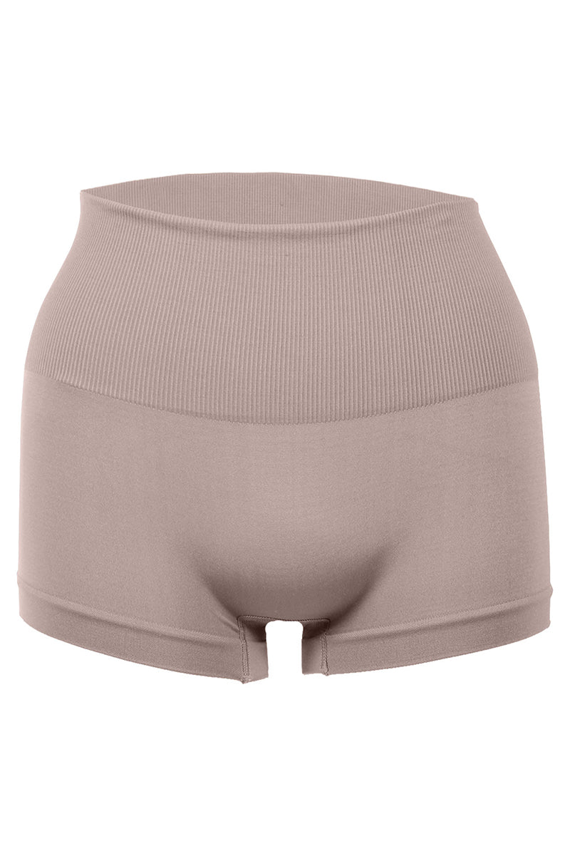 72103 6 Pices Comfortable Seamless Firm Waist Control, Breathable & Tagless Shapewear Boyshort