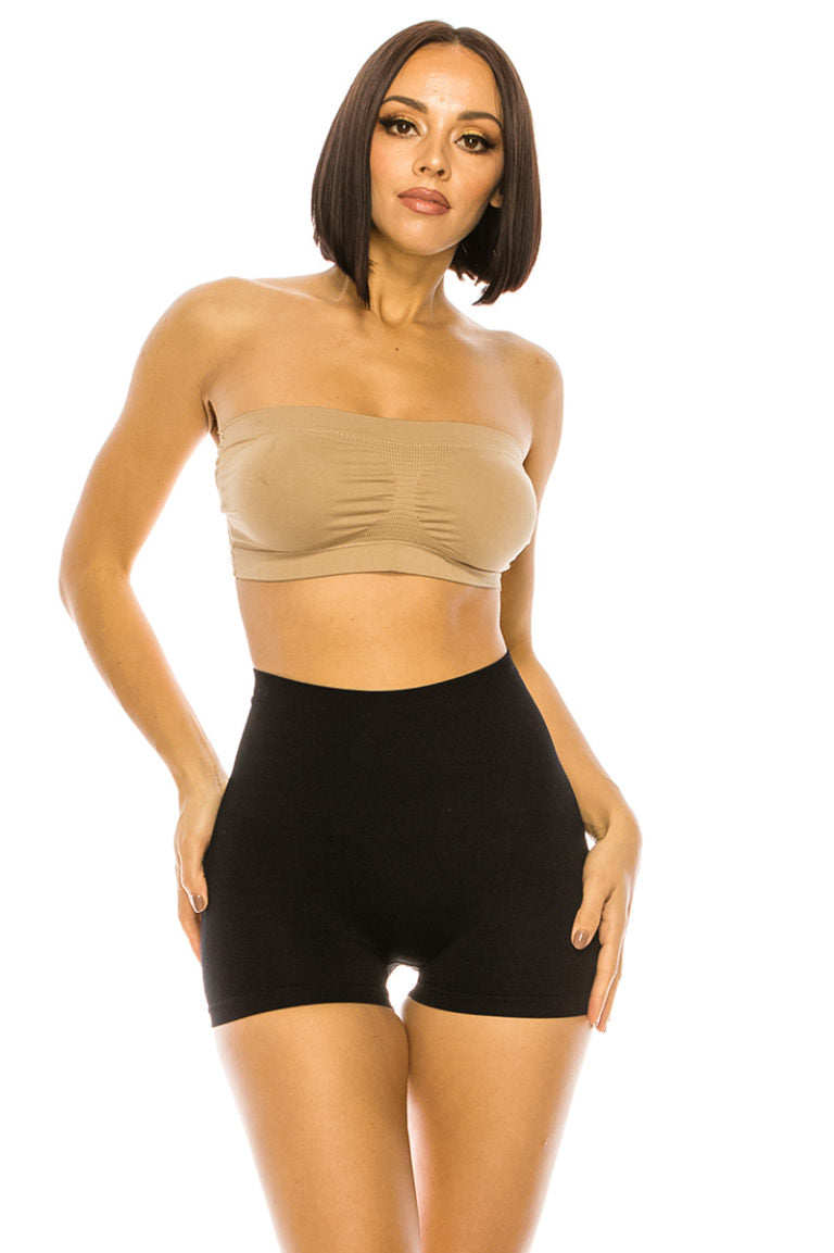 83104 6-Pack, One Size 2-Layer Tummy Control Seamless Shaping Panty