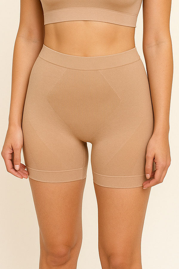 72175 6 Piece Seamless Butt Booster Firm Waist Control Boyshorts