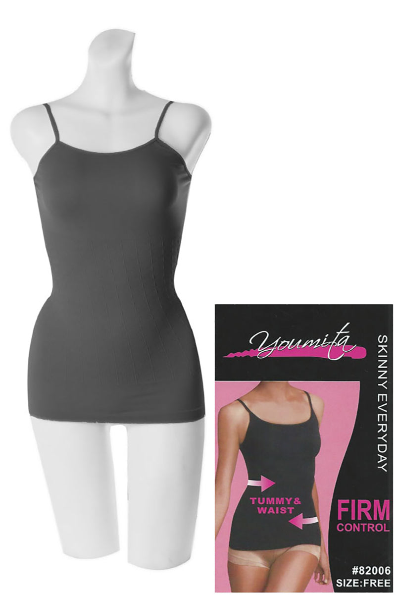 82006 6 Piece Full Tummy & Waist Control Seamless Shaping Camisole