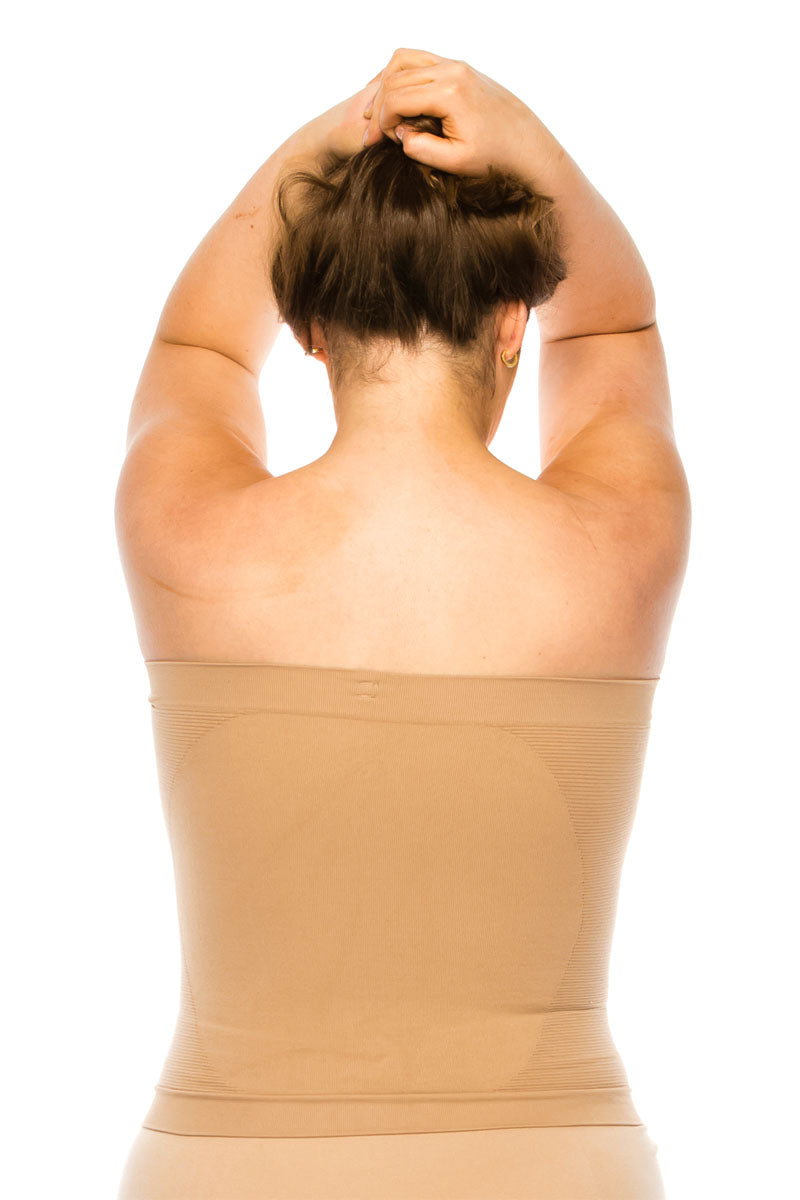 82011 6 Piece Comfortable Slimming Fit with Bra Fasteners Seamless Waist Body Shaper