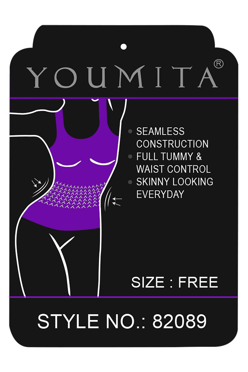 82089 6 Piece Seamless Tummy & Waist Control Shapewear – One Size