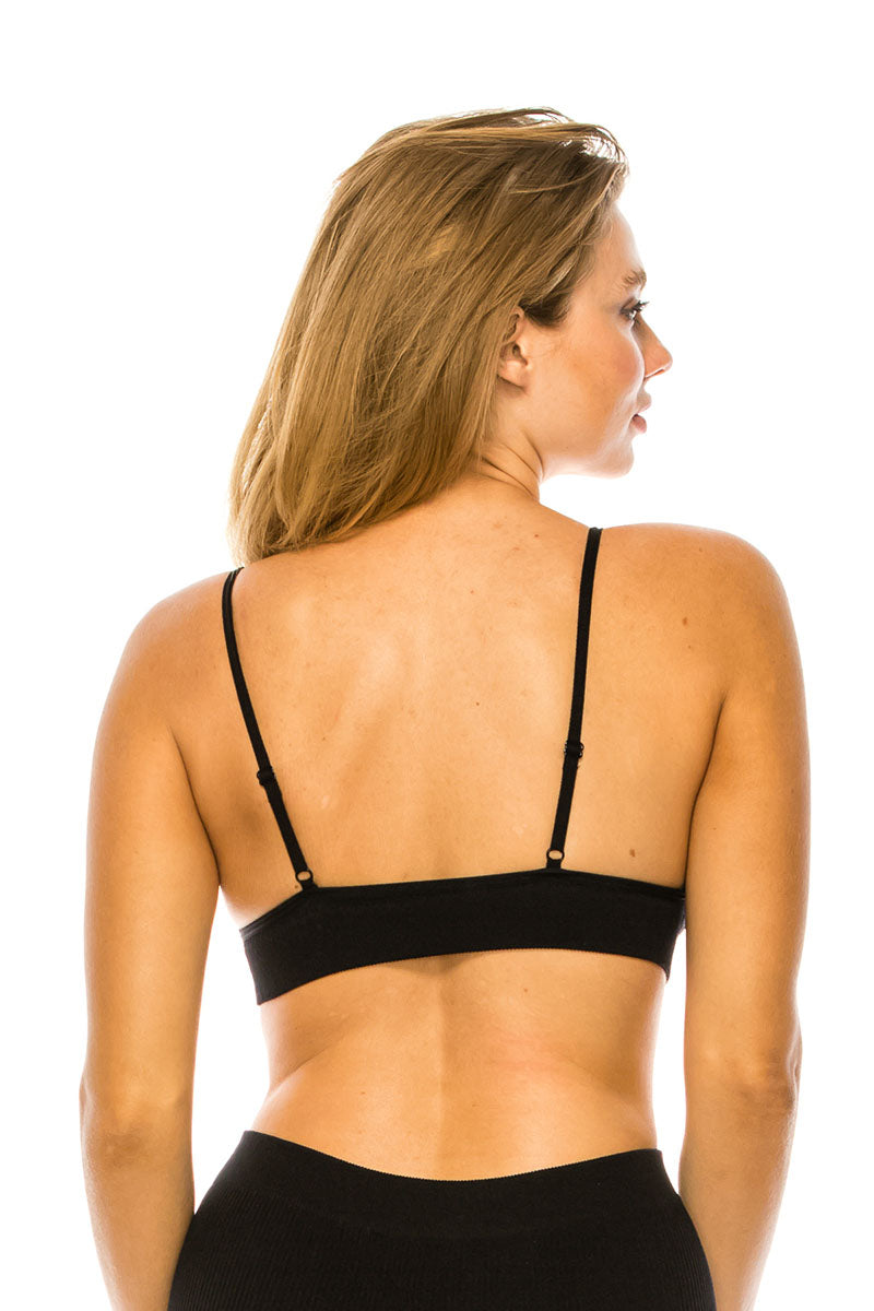82119 6 Piece Removable Pads & Adjustable Straps | Comfortable & Stylish Bralette