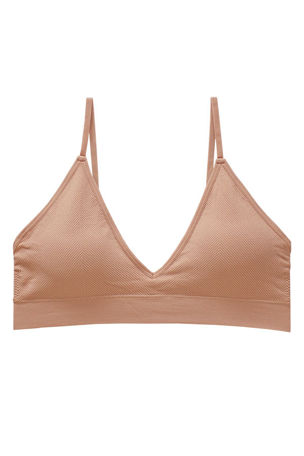 82144 6 Pieces Soft, Wireless Design with Removable Pads Seamless Bra
