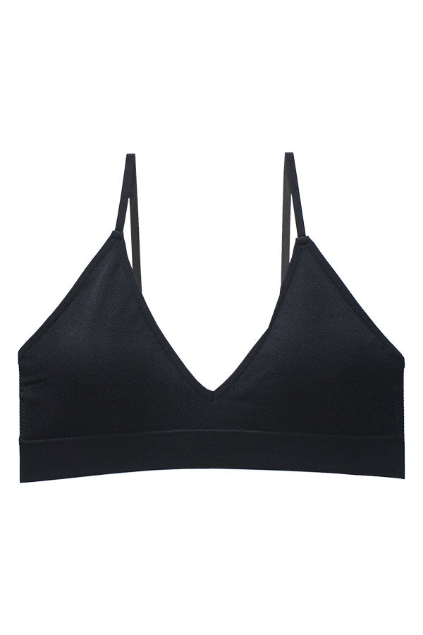 82144 6 Pieces Soft, Wireless Design with Removable Pads Seamless Bra