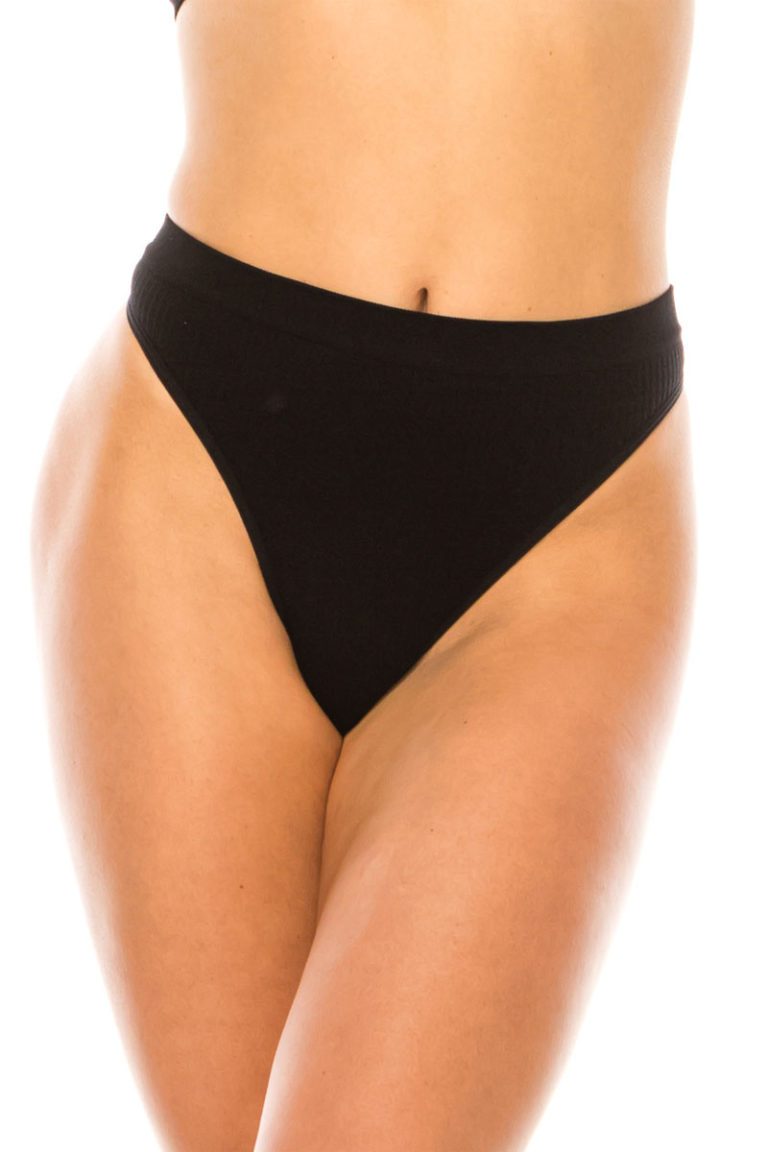 83123 6 Piece Invisible Fit, One Size Seamless Thong