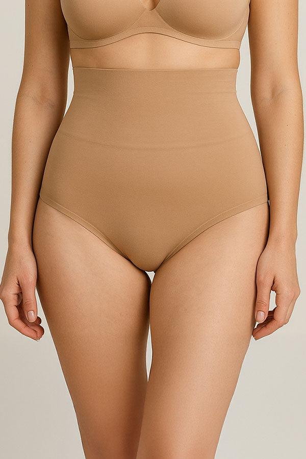 83148 6 Piece Tummy Control, Laser Cut Seamless High Waist Control Brief