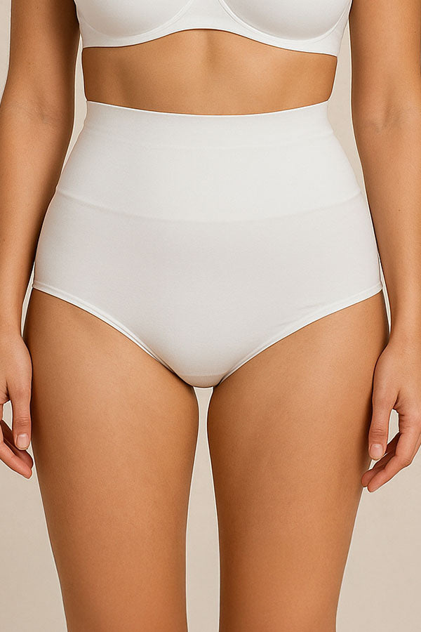 83148 6 Piece Tummy Control, Laser Cut Seamless High Waist Control Brief