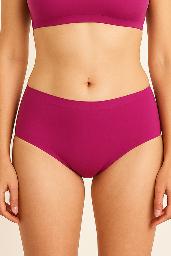 89122 6 Piece Laser Cut Hipster Panty C04
