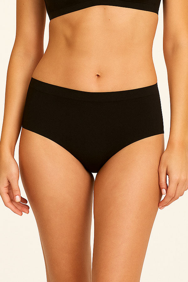 89122 6 Piece Laser Cut Hipster Panty C04