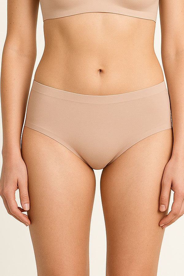 89122 6 Piece Laser Cut Hipster Panty C04