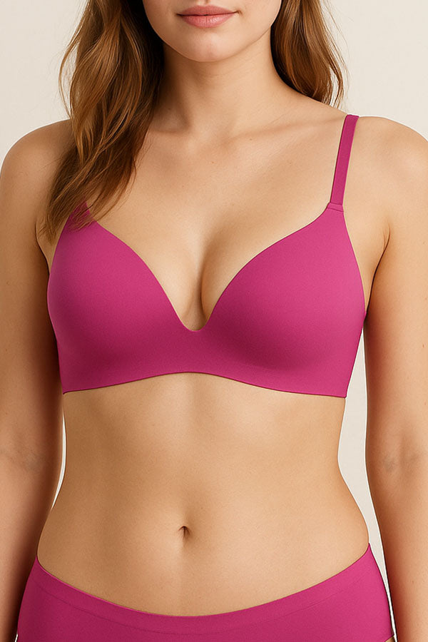 89122 6 Piece Wirefree T-Shirt Bra – Seamless Comfort Bra A/B/C Cup C04