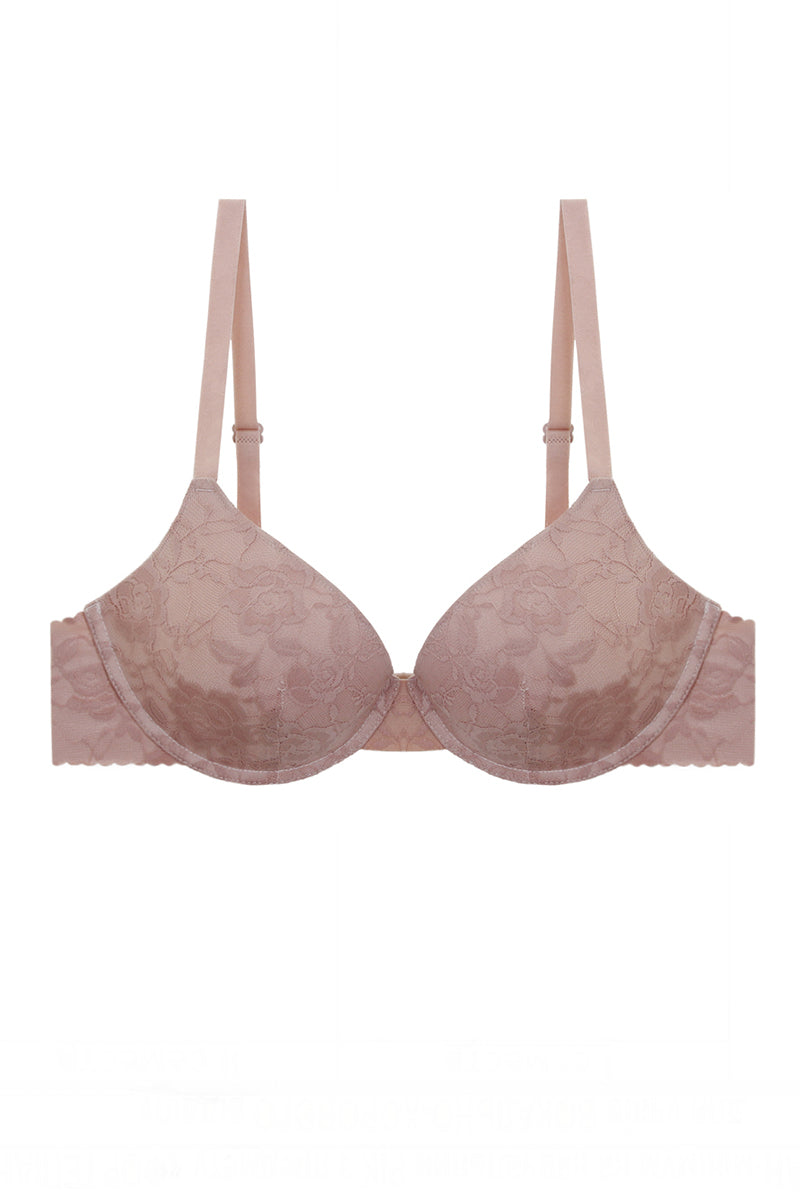 89144 12 Piece Lightly Padded Lace Bra with Underwire – B/C Cup, Adjustable Straps